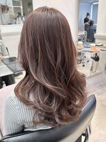 グラフ 銀座(GRAFF)&nbsp;ピンクブラウン×ゆるふわロング【銀座】