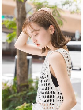 トッカ 所沢(tocca) アディクシーカラー×透明感×外ハネボブ