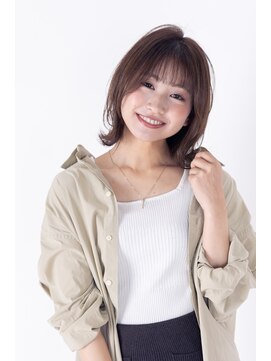 ブリング バイ スノードロップ 吉祥寺(BRING by Snowdrop) 黒髪/グレーベージュ/レイヤーロング/前髪パーマ/吉祥寺