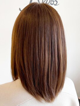 レポヘアー(Repos hair) 20代30代40代髪質改善カラー透明感ナチュラルブラウンベージュ