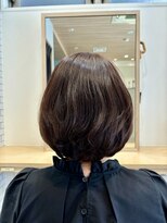 キュウ トゴシコウエン(CUE TOGOSHI-KOEN)&nbsp;ショートボブ/30代40代オトナ女子/オーガニックカラー