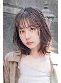 【kate 大宮】ミルキーグレージュ×くびれボブ