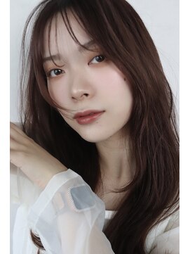 リアン バイ キートス(Lien by kiitos) 抜け感たっぷりのニュアンスロング/顔まわり/ヘルシー