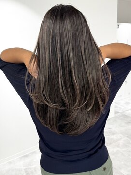 リル バイ ジルブラン(Lil by JIL BLAN) 前髪 こなれミディ イメチェン ウェーブパーマ 韓国マッシュ