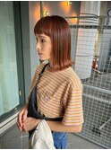 切りっぱなしボブ