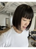 大人ショートボブ髪質改善ハイライト20代30代40代