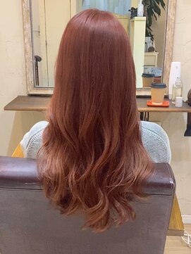 ミルティ(Myrtille) Myrtille☆ロング×レイヤーカット×ピンクベージュ