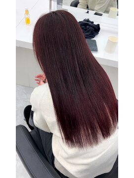 シアター 福岡天神(THEATER) ブリーチ無しWカラーCherry red♪