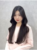 イメチェン似合わせレイヤーカット美髪小顔韓国ヘアくびれ巻き