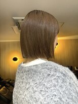 ジアン テラス(GIEN TERRASSE)&nbsp;丸くならないBob/切りっぱなしBob/ブラウンベージュ@重里