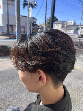 ジェントル(GENTLE) 毛流れセンターパート