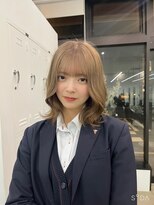 ノートエートル 西金沢(Nought etre)&nbsp;ベージュカラー10代20代ハイトーンミディアムブリーチ