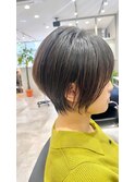 ハンサムショート/黒髪ショート/くびれショート/レイヤー/本厚木
