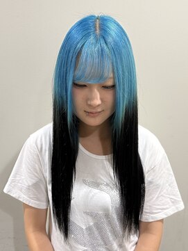 アン(Hair make un) 【デザインカラー×ルーツカラー】