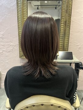 ソフトウルフ×ラベンダーグレージュ【西武新宿駅】