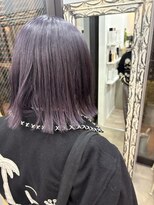 アコット(Acotto.)&nbsp;ケアブリーチカラーのパープルbob