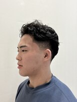 ヘアーアンドグルーミング ヨシザワインク(HAIR&GROOMING YOSHIZAWA Inc.) メンズバーバーフェードショートアップバングスタイル