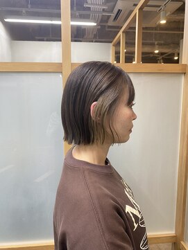 フレーム なんば店(FRAME) ▽ミニボブ×インナーカラー