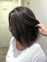 フーバイケンジ(fuu + KENJE) さりげないハイライトでつくる 大人ナチュラルボブ/mai