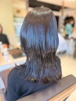 ヘアリゾート粋 ティガ 池袋店(tiga) ロングウルフ/艶髪/黒髪