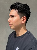 ガーデンヨコハマエスト(GARDEN YOKOHAMA est) ツーブロック オールバック パーマ フェード ベリーショート