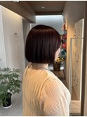色落ちまで可愛いピンクラベンダーとタッセルボブ
