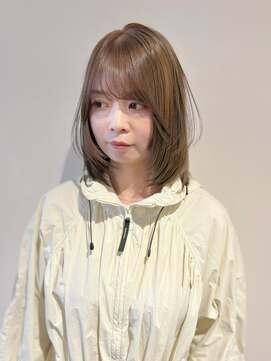 ボーイミーツガール(boy meets girl) ボブレイヤー+ヘーゼルベージュ
