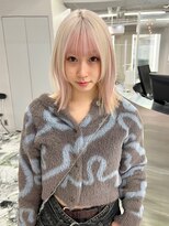 ジェム(GEM)&nbsp;ホワイトベージュとピンクのデザインカラー