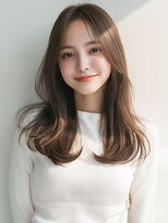 ロカ バイ ティアトロ ヘア サロン(ROCA by teatro hair salon)&nbsp;ベージュカラー 髪質改善 ロングレイヤー ワンレン 20代 韓国風