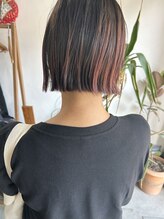 ヘアーサロン キムラ(kimura)&nbsp;ぱつッとbobにredカラー