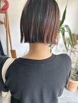 ヘアーサロン キムラ(kimura) ぱつッとbobにredカラー