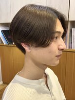 メンズヘア ガーデン 銀座(Men's hair GARDEN)&nbsp;キレイに流れるニュアンスパーマセンターパート