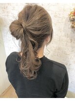 ラピッツヘアデザイン(la Pitt's hair design) ブリーチなし☆ミルクティーカラー