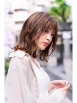 レニーバイエース(LANY by ACE)&nbsp;【LANY 横浜】濡れ髪ミディ×シアーベージュ