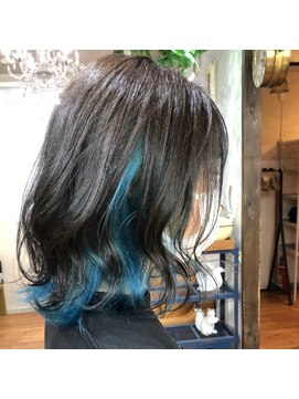 レップ 柏(REP) 【お客様スナップ】伸ばしかけボブ×インナーカラー