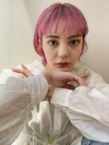 ピズム(PISM) 眉上バング/ビビットピンク