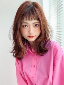 アグ ヘアー オトピ 恵庭店(Agu hair otopi) 《Agu hair》オン眉×くびれ外ハネセミ