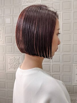 ヘンリエッタ 吉祥寺(Henrietta) ピンクハイライトボブ