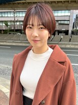 ジアン バイ ミルボン NU茶屋町+(GIEN by milbon)&nbsp;シースルーが可愛い／都会に溶け込むショート＠田中俊成