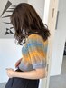カット+オリジナルケアカラー￥12,100⇒￥11000