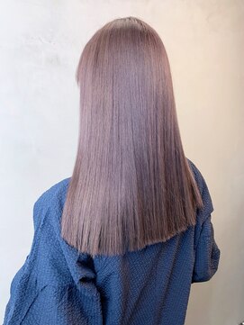 アルバム 渋谷パルコ(ALBUM) ピンクベージュ_チェリーブラウンフェミニンロング_ba380743