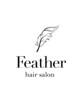 hair salon feather 