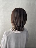 くびれボブ、伸ばし途中、時短