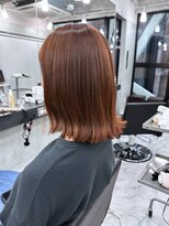 エンディアリング 東銀座(Endearing)&nbsp;黒髪/グレーベージュ/レイヤーロング/前髪パーマ/銀座/東銀座