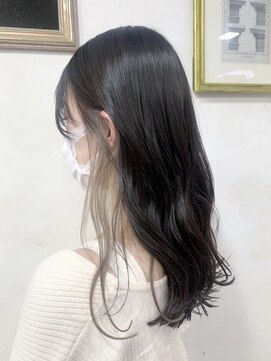 ランプ ヘアー(lamp hair) インナーカラー×ホワイトベージュ/lamp 清水