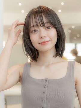 イオ 本厚木(io) 美髪質改善レイヤーボブ似合わせカットイメチェン小顔卵型前髪