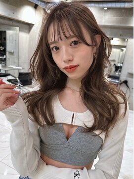 サイン 渋谷(SIGN) ザクザクレイヤーカット巻き方簡単ミディアムロング韓国表参道