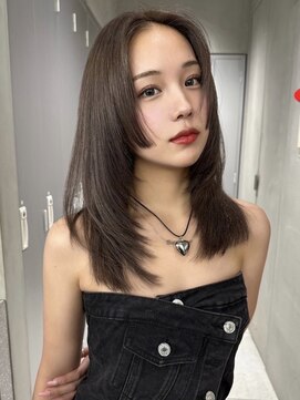 サイン 渋谷(SIGN) ザクザクレイヤーカット巻き方簡単ロング韓国アイドル表参道渋谷