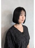 大人ショートボブ ナチュラルボブ