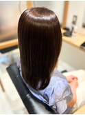 【ビフォーアフター】艶髪ストレート/髪質改善